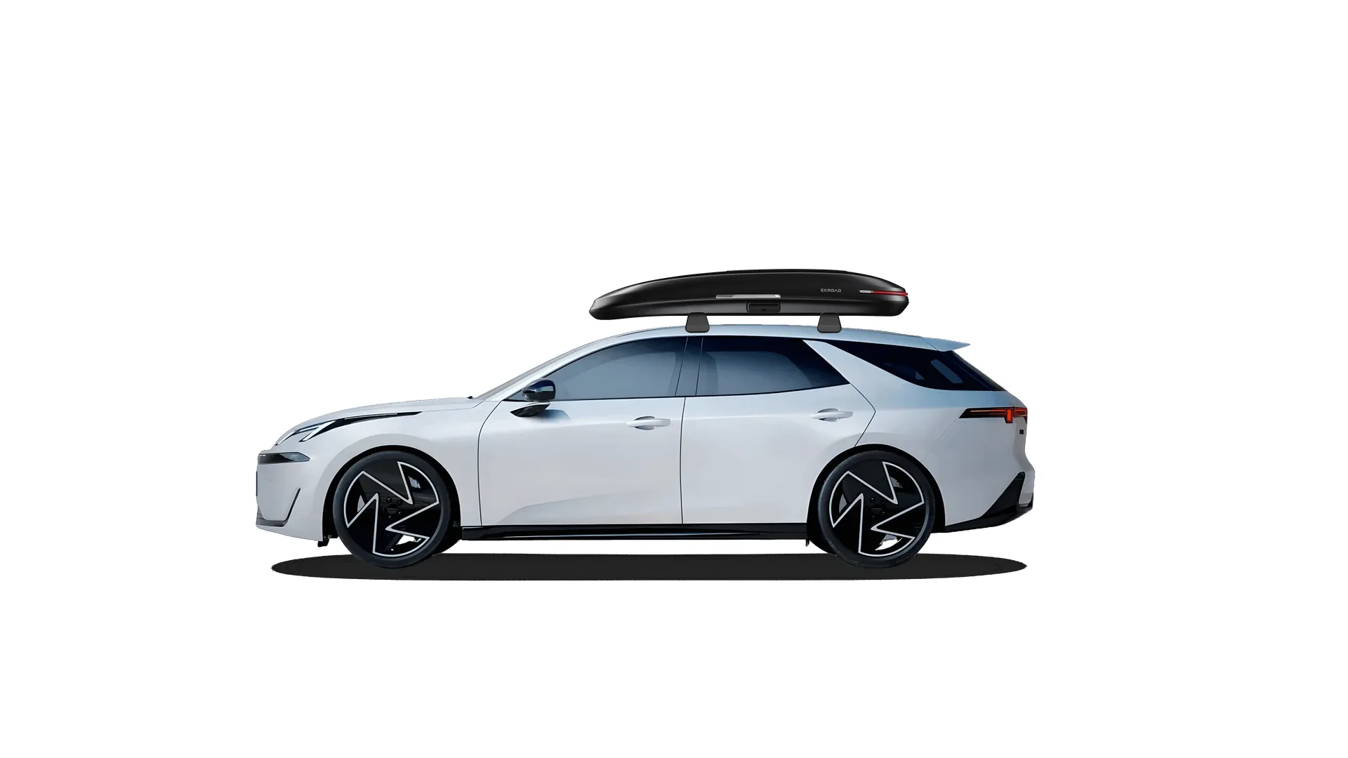 Бокс на крышу LYNK & CO 07 Wagon — ENROAD Nomadix Pro XL Slim 400-E
